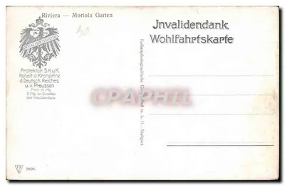 Riviera — Mórtola Garten — editor H. Stügge — Verso