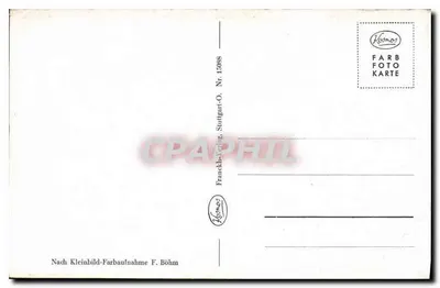 Zasnieżone góry - widok panoramiczny - Kosmos Farb Foto Karte Nr. 15088 — Rewers