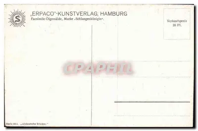 Albdeutsche Trinker — seria 224 — ERPACO-KUNSTVERLAG, HAMBURG — Rewers