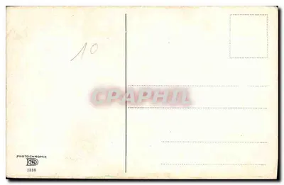 Pole maku — widok z wsi — Photochromie n°1310 — Rewers