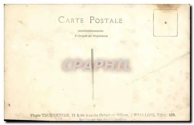 Portret van een jonge man — Foto TSCHERNIAK — 71 & 36 Rue du Président Wilson, Levallois — Achterkant