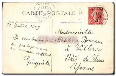 Guinguette — Ansicht eines Hafens — Verlag S. P. 233 — Rückseite