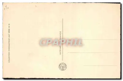 Arranjo de rosas coloridas — Coleção Cromática Mat Série N°5 — Impresso na França — Verso