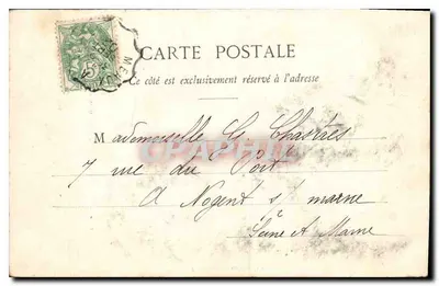 Marie-Antoinette i jej dzieci — Muzeum w Versailles — wydawca F. Baudrier-Auricat, n°31 — Rewers