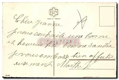 Rosas — rosa rosa e rosa branca — Editora EMKA, n° 0.64 — Verso
