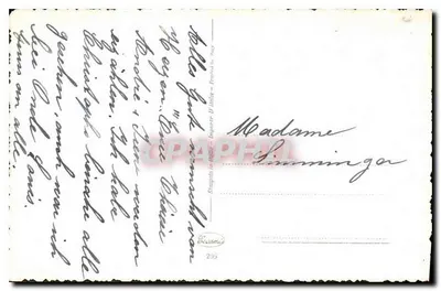 Tulipas — Boa Festa — editor Stempels & Importe D'Italie, n° 205 — Verso
