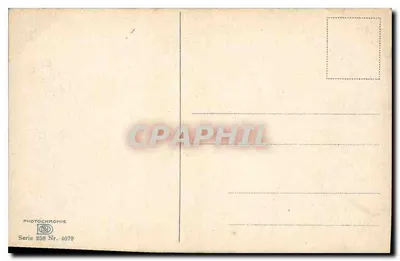 Zielony przysiółek pod burzowym niebem — seria Photocchromie 258 n° 4079 — Rewers