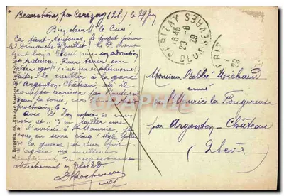Uleczenie św. Małgorzaty Immaculatki — Bruksel, 1898 — N.D. de Beauchêne, nr 10867 — Rewers