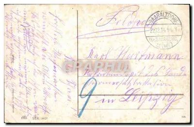 Natal — decoração de hortência e sinos — editor não visível — Verso