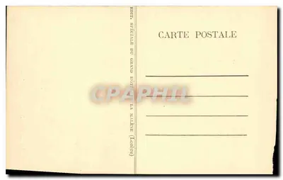 Gruta de DARGILAN — La Campana — Edición especial del Grand Hôtel de La Malène (Lozère) — Reverso