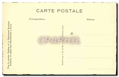 Lourdes-Nevers — Moederhuis van de Zusters van de Weldadigheid, Nevers — Uitgever niet geïdentificeerd, serie-nummer niet zichtbaar — Achterkant