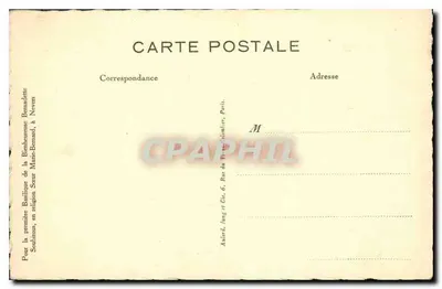 Bernadette zmarła — Dom Matki Siostry Miłosierdzia, Nevers — bez wydawcy ani numeru — Rewers