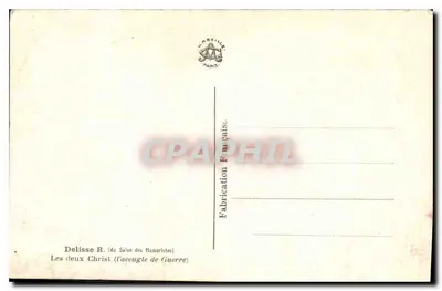 Les deux Christ (l'aveugle de guerre) — Delisse R. — Éditeur : L'Asceille, Paris — Verso