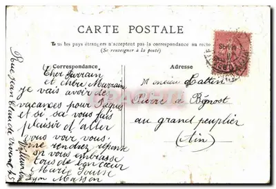 Flor de papoula — Parabéns — Carta postal — Verso