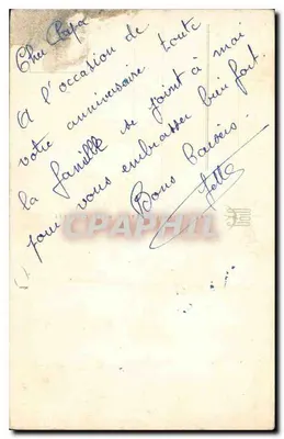 Buquê de rosas — Aniversário — T.L.G. — Verso