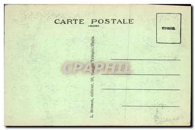 Monumento aos Mortos — Soldado Francês Morto pela Pátria — L. Boisson, Paris — Verso