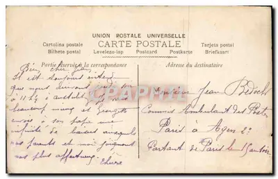 Sorel — Retrato de mulher em vestido elegante — editor Rantlinger, Paris — Verso