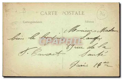 Jezioro Annecy — Duingt i Talloires — Wydawca anonimowy, nr 131 — Rewers