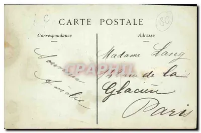 Abbeville — Plac św. Piotra, Statua Lesueur — Zbiory ND Phot, n° 107 — Rewers