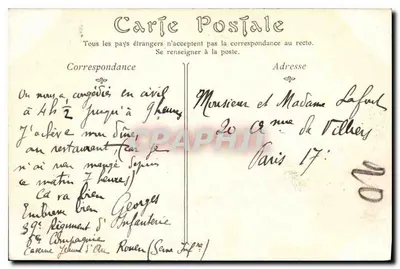 ROUEN. — Cuartel Jeanne-d'Arc — ND Phot, n° 230 — Reverso