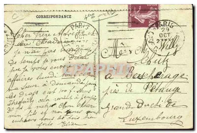 Paryż — Katedra Notre-Dame i Cité — wydawca nieznany, nr 10 — Rewers
