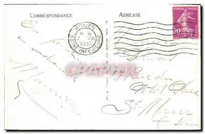 Rouen — Cour d'Albâne — LL. — nr 469 — Rewers