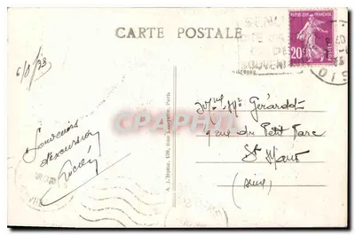 Senlis (Oise) — Ruiny starego zamku Henryka IV — Właściciel: Pan Turquet de la Bolserie — Rewers