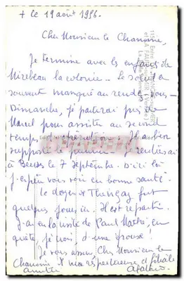 Grupo de crianças perto do mar — vista da Faute-sur-Mer — editor Jehly — Verso