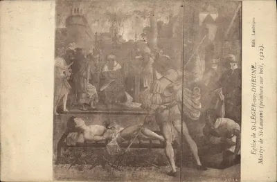Martyro de São Laurent — Igreja de São Léger-sur-Dheune — Édit. Laurent, 1922