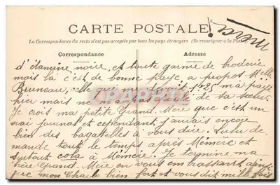 Angers — A Prefeitura — R. Rivière, foto. Angers — Verso