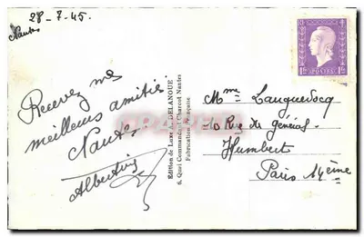 NANTES — Widok Ogólny — Wydawnictwo Luksusowe A. DELANOUË — Rewers