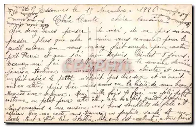 Arranjo de violetas — Boa Festa — M. 566 — Verso