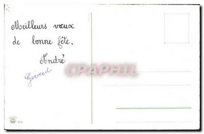 Bouquet de rosas — Boa festa — Editor Besirdo n°514 — Verso
