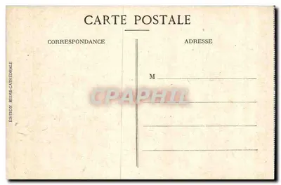 Reims — Katedra — Północny i centralny portal po wojnie — Wydawnictwo Reims-Katedra — Rewers