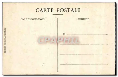 Reims — Katedra po wojnie — Wydawnictwo Reims-Katedra — Rewers