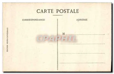 Reims — Święty Nicasz i Uśmiech Reims po pożarze — Édition Reims-Cathédrale — Rewers
