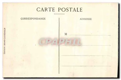 Reims — A Igreja de São Tiago após a guerra — Edição Reims-Catedral — Verso