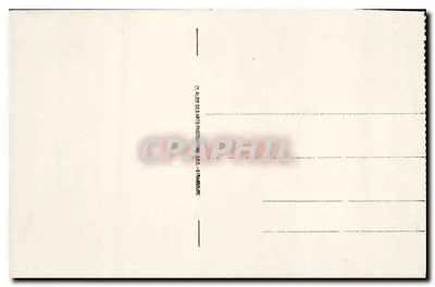 Cauterets — Most Hiszpański — widok mostu kamienno-żelaznego nad kanionem z wodopadami — seria 50 — Rewers