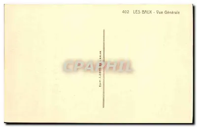 Les Baux — Widok ogólny — J. GEOI 39 - Arles, nr 402 — Rewers