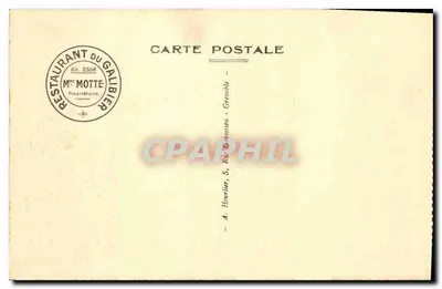 Le Galibier - O Chalet-Restaurante, o Tunel (2556 m.) e o Col (2645 m.) — Verso