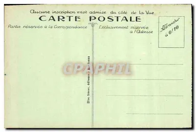 Biarritz (Côte Basque) — Efekt morski przy Digue du Rocher de la Vierge — B. R. — nr 74 — Rewers