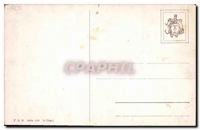Pejzaż z młyном wiatrowym — burzowy niebo — T.S.N. Série 1068 (6 Deux.) — Rewers