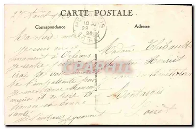 Orléans — De Sint-Kruiskathedraal — Uitgever L. Lonormand — Achterkant
