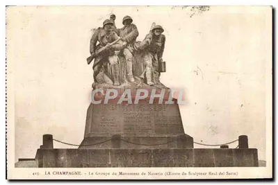 A Champagne — O Grupo do Monumento de Navarin (Obra do Escultor Real del Sarte) — série 415