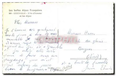 Piękne Alpy Francuskie — Grenoble i Alpy — Wydawnictwo Art Grenoble — Rewers