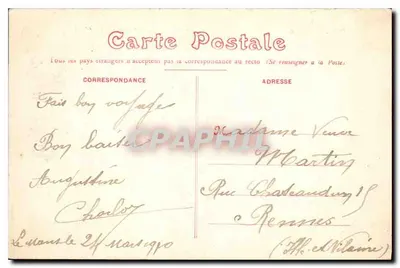 Le Mans — Katedra św. Juliana — Wydawnictwo N.G. — Rewers