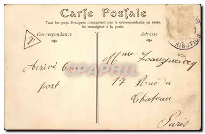 Pau — Het Winterpaleis, de Terras — Collecties N.D. Fot. — Achterkant