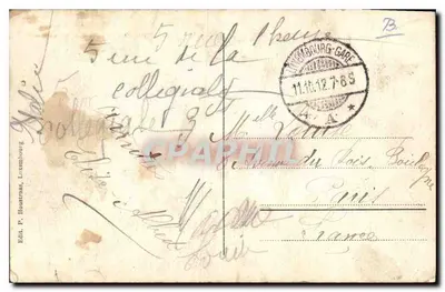 Luxembourg — Część Pfaffenthal i Clausen — P. Houstraaan — Rewers