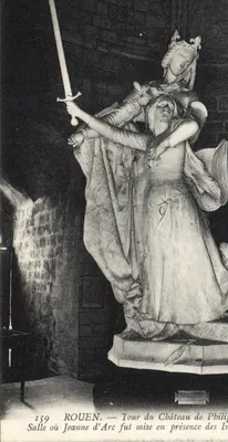 Rouen — Wieża Zamek Filipa — Sala, w której Jeanne d'Arc została przedstawiona Inkwizytorom — n°159
