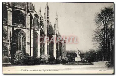 Rouen — Absydę kościoła Saint-Ouen — ND Phot